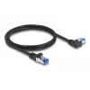 Verkkokaapeli DeLOCK RJ45 Cat.6A S/FTP 1 m musta