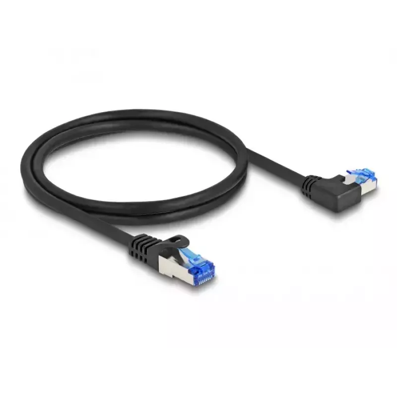 Verkkokaapeli DeLOCK RJ45 Cat.6A S/FTP 1 m musta