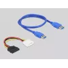 DeLOCK riser-kortti PCI Express x1 - PCI 32-bittinen paikka 60 cm kaapeli