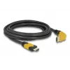HDMI-kaapeli DeLOCK 86990 3 m HDMI Type-A standardi musta keltainen