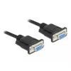 Sarjakaapeli DeLOCK 87783 musta 10 m DB-9