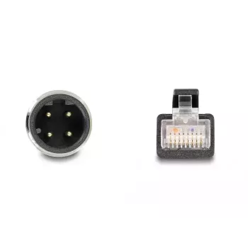 DeLOCK M12-adapterikaapeli D-koodattu 4-napainen uros - RJ45-uros 50 cm