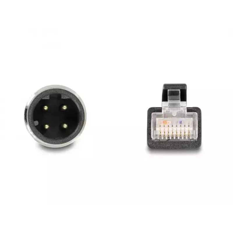 DeLOCK M12-adapterikaapeli D-koodattu 4-napainen uros - RJ45-uros 50 cm