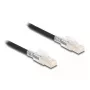 Verkkokaapeli DELOCK 80256 Cat6a S/FTP (S-STP) RJ-45 - RJ-45, 2 m, musta