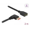 DisplayPort-jatkokaapeli DeLOCK 87078 2 m 8K 60 Hz kulma