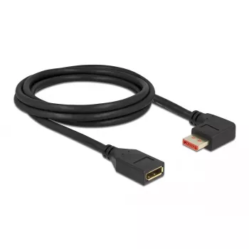 DisplayPort-jatkokaapeli DeLOCK 87078 2 m 8K 60 Hz kulma