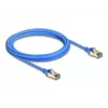 DeLOCK RJ45-verkkokaapeli Cat.8.1 F/FTP ohut 3 m sininen