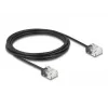 Verkkokaapeli DeLOCK RJ45 Cat.6 UTP erittäin ohut 3 m musta
