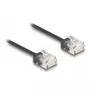 Verkkokaapeli DeLOCK RJ45 Cat.6 UTP erittäin ohut 3 m musta