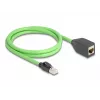Verkkokaapeli DeLOCK 80880 RJ-45 Cat6a 1 m vihreä