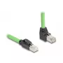Verkkokaapeli DeLOCK 80894 RJ-45 Cat6a 5 m musta vihreä