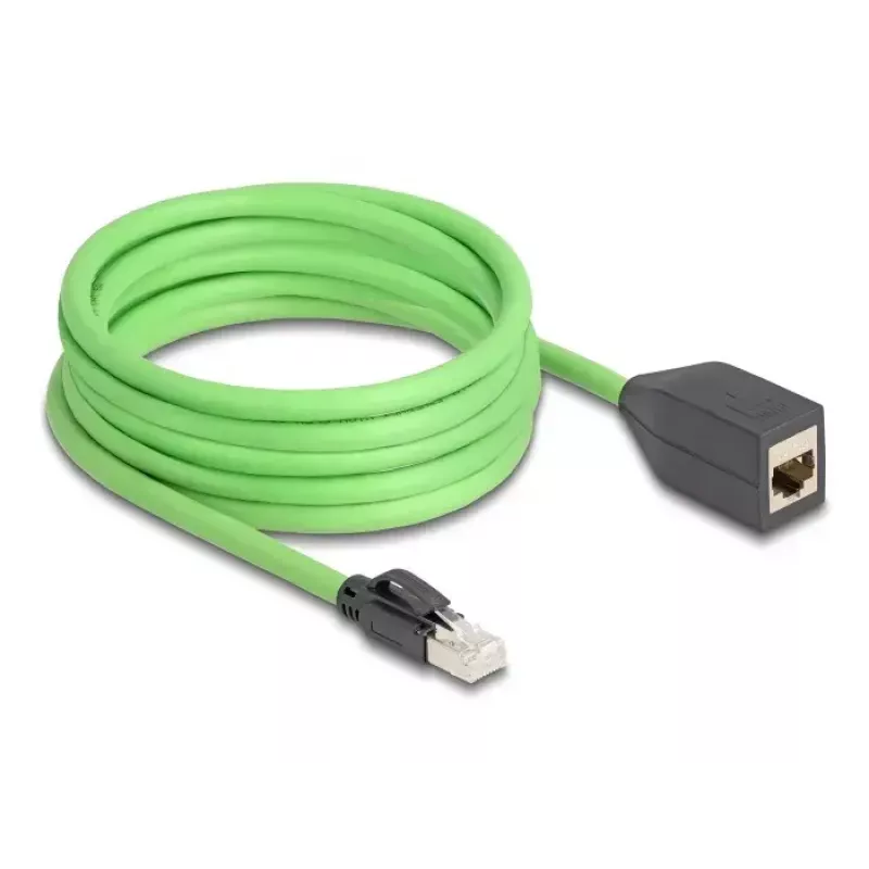 Verkkokaapeli DeLOCK 80882 RJ-45 Cat6a 5m vihreä