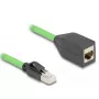 Verkkokaapeli DeLOCK 80882 RJ-45 Cat6a 5m vihreä
