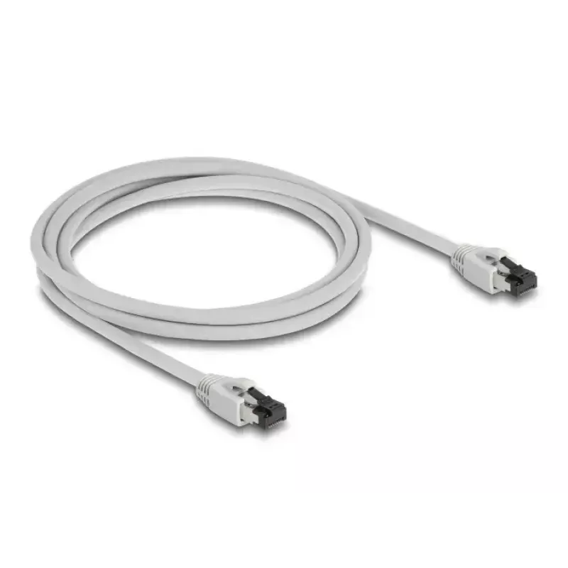 Verkkokaapeli DeLOCK 80560 RJ-45 Cat8.1 2 m harmaa