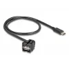 DeLOCK USB-kaapeli 0,5 m USB 2.0 USB A USB C 88056
