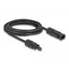 Kaapeli DeLOCK DL4 aurinkokaapeli 4 mm² pistoke - liitin 3 m musta