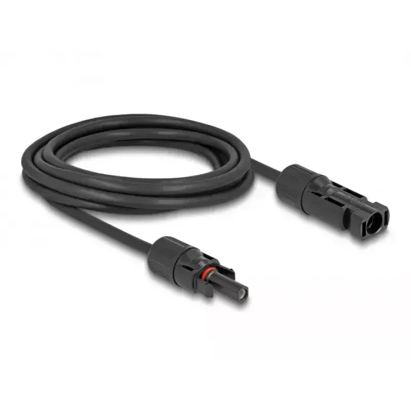Kaapeli DeLOCK DL4 aurinkokaapeli 4 mm² pistoke - liitin 3 m musta