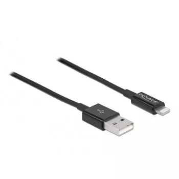 USB-data- ja latauskaapeli DeLOCK 83002 1 m musta