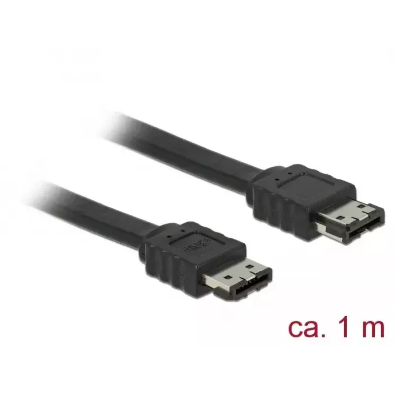 SATA-kaapeli DeLOCK 85640 1 m eSATA musta