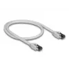 Verkkokaapeli DeLOCK 80557 RJ-45 Cat8.1 0,5 m harmaa