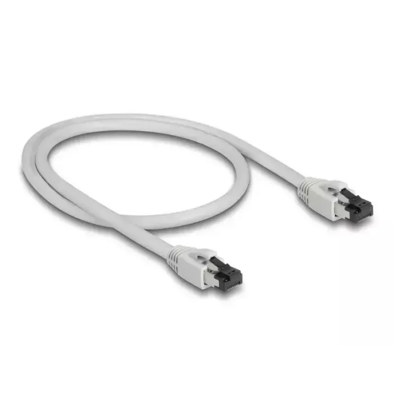 Verkkokaapeli DeLOCK 80557 RJ-45 Cat8.1 0,5 m harmaa