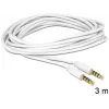 Audiokaapeli 3,5 mm DeLOCK 83442 3 m valkoinen