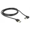 USB-kaapeli DeLOCK 3 m USB 2.0 A uros/uros 90°