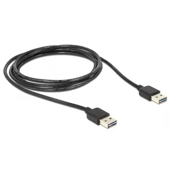 USB-kaapeli DeLOCK 3 m USB 2.0 A musta