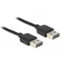USB-kaapeli DeLOCK 3 m USB 2.0 A musta