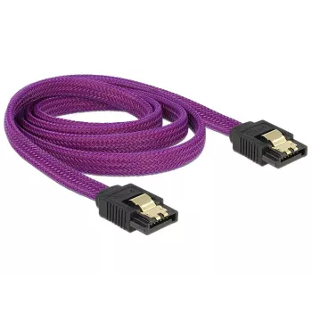 SATA-kaapeli DeLOCK 83692 1 m SATA 7-pin violetti