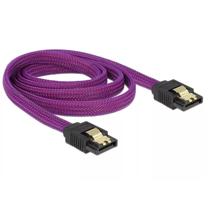 SATA-kaapeli DeLOCK 83692 1 m SATA 7-pin violetti