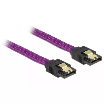 SATA-kaapeli DeLOCK 83692 1 m SATA 7-pin violetti
