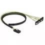 Sisäinen virtakaapeli DeLOCK 85686 0,5 m Mini SAS SFF-8087 - 4 SATA