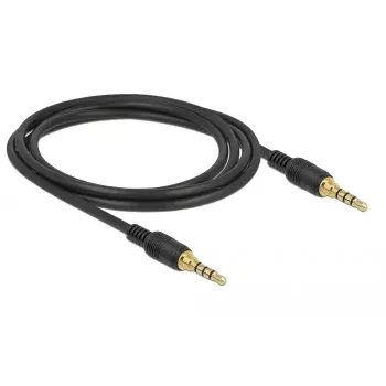 Audiokaapeli DeLOCK 85598 2 m 3,5 mm musta