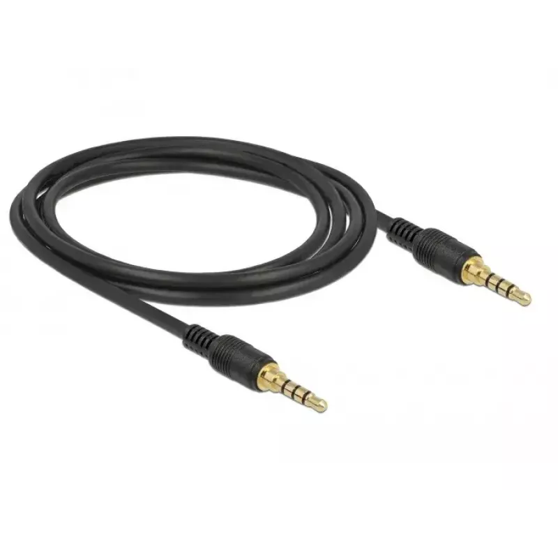 Audiokaapeli DeLOCK 85598 2 m 3,5 mm musta