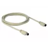 PS/2-kaapeli DeLOCK 85805 1,8 m 6-pin Mini-DIN beige