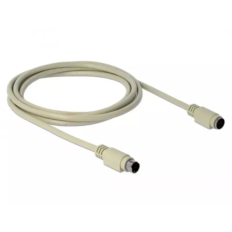 PS/2-kaapeli DeLOCK 85805 1,8 m 6-pin Mini-DIN beige