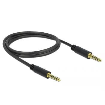 Audiokaapeli DeLOCK 85791 1 m 4,4 mm musta
