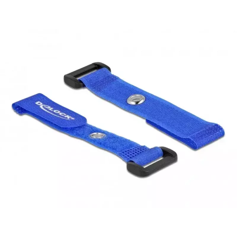 Tarranauhallinen kaapelikiinnike DeLOCK 19539 sininen 150 mm 20 mm 5 kpl