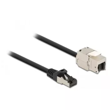 Kaapeli RJ45-uros - Keystone-moduuli RJ45-naaras DeLOCK 87030