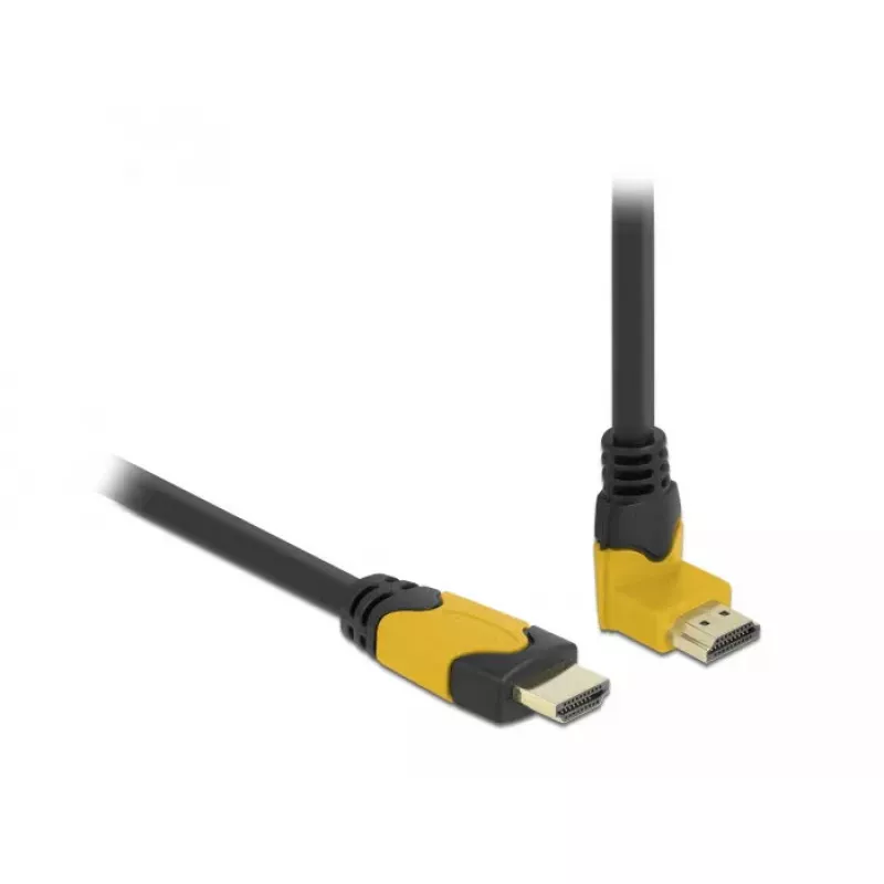 HDMI-kaapeli DeLOCK 86988 1 m HDMI Type-A standardi musta keltainen