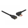 DisplayPort-jatkokaapeli DeLOCK 87073 1 m 90° vasemmalle kulma