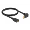 DisplayPort-jatkokaapeli DeLOCK 90° ylöspäin kulma 8K 60 Hz 1 m