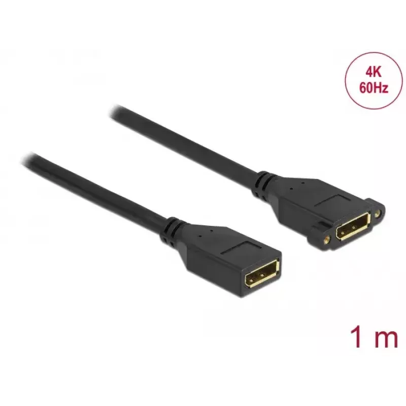 DisplayPort-kaapeli naaras-naaras paneeliasennus DeLOCK 87100