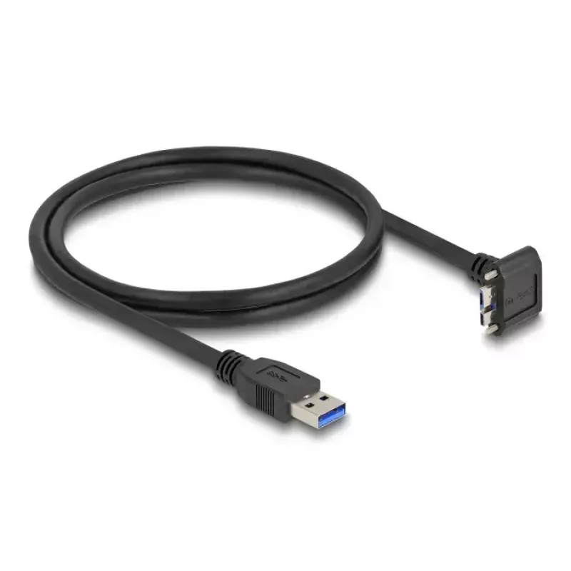 USB-kaapeli DeLOCK 80483 Type-A uros Micro-B uros 1 m 5 Gbps musta