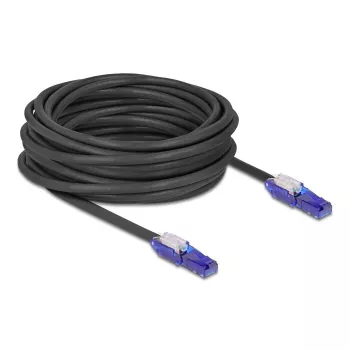 Verkkokaapeli DeLOCK 80931 RJ-45 Cat6 10 m musta violetti