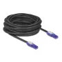 Verkkokaapeli DeLOCK 80931 RJ-45 Cat6 10 m musta violetti
