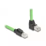 Verkkokaapeli DeLOCK 80892 RJ-45 Cat6a 1 m musta vihreä