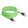Verkkokaapeli DeLOCK RJ45 Cat.6A uros-uros SF/UTP 5 m vihreä