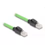 Verkkokaapeli DeLOCK RJ45 Cat.6A uros-uros SF/UTP 5 m vihreä